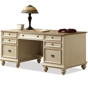 Riverside Furniture Coventry Two Tone Executive Desk